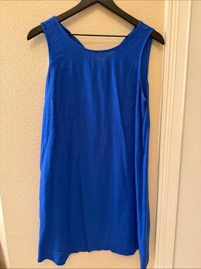 J. Crew Cobalt Blue Sleeveless Midi Dress